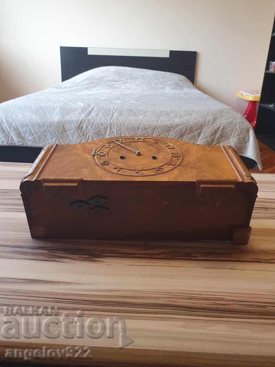 Γερμανικό επιτραπέζιο ρολόι HAMBURG AMERICAN - 7 Γερμανικό επιτραπέζιο ρολόι HAMBURG AMERICAN - 7