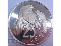 25 цента 1973 PROOF Британски Вирджински острови
