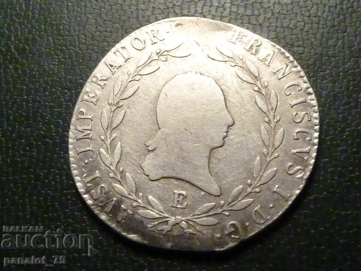 Monedă de argint 20 Kreuzer 1820 Franz I Austria cu preț € 43.46 | 85.00 BGN