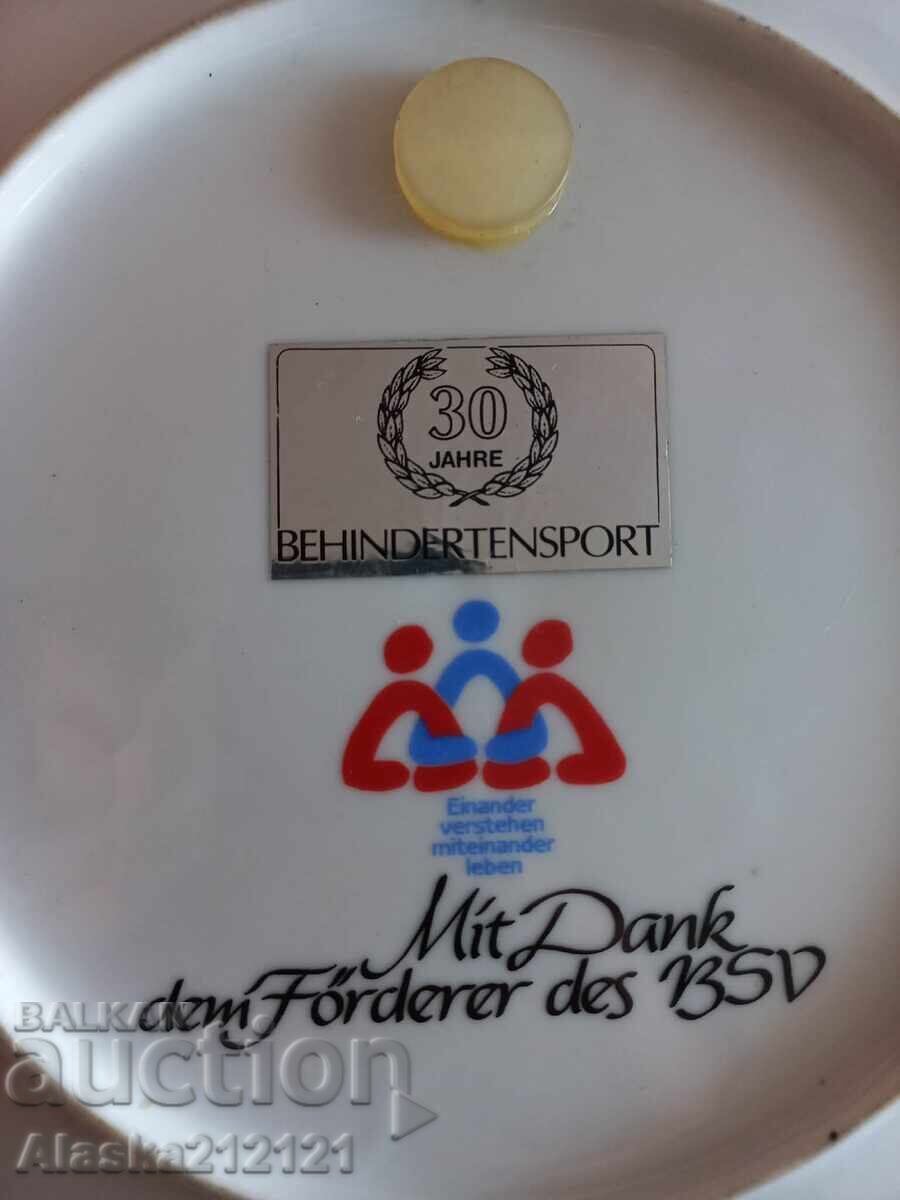 Δημοπρασία Πίνακας τοίχου - Γερμανική αθλητική ένωση 30 χρόνια