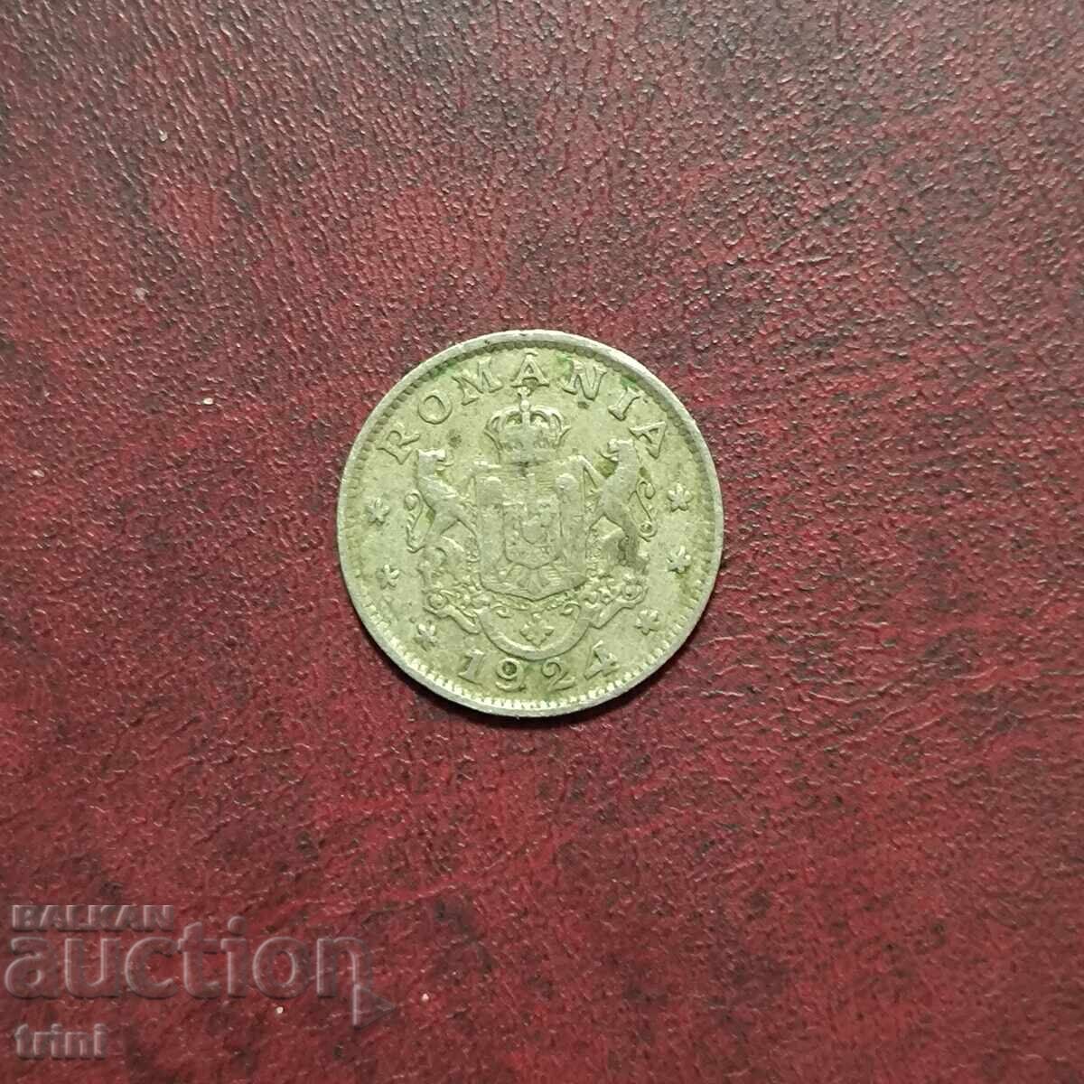 Romania 1 leu 1924 cu preț € 1.02 | 1.99 BGN