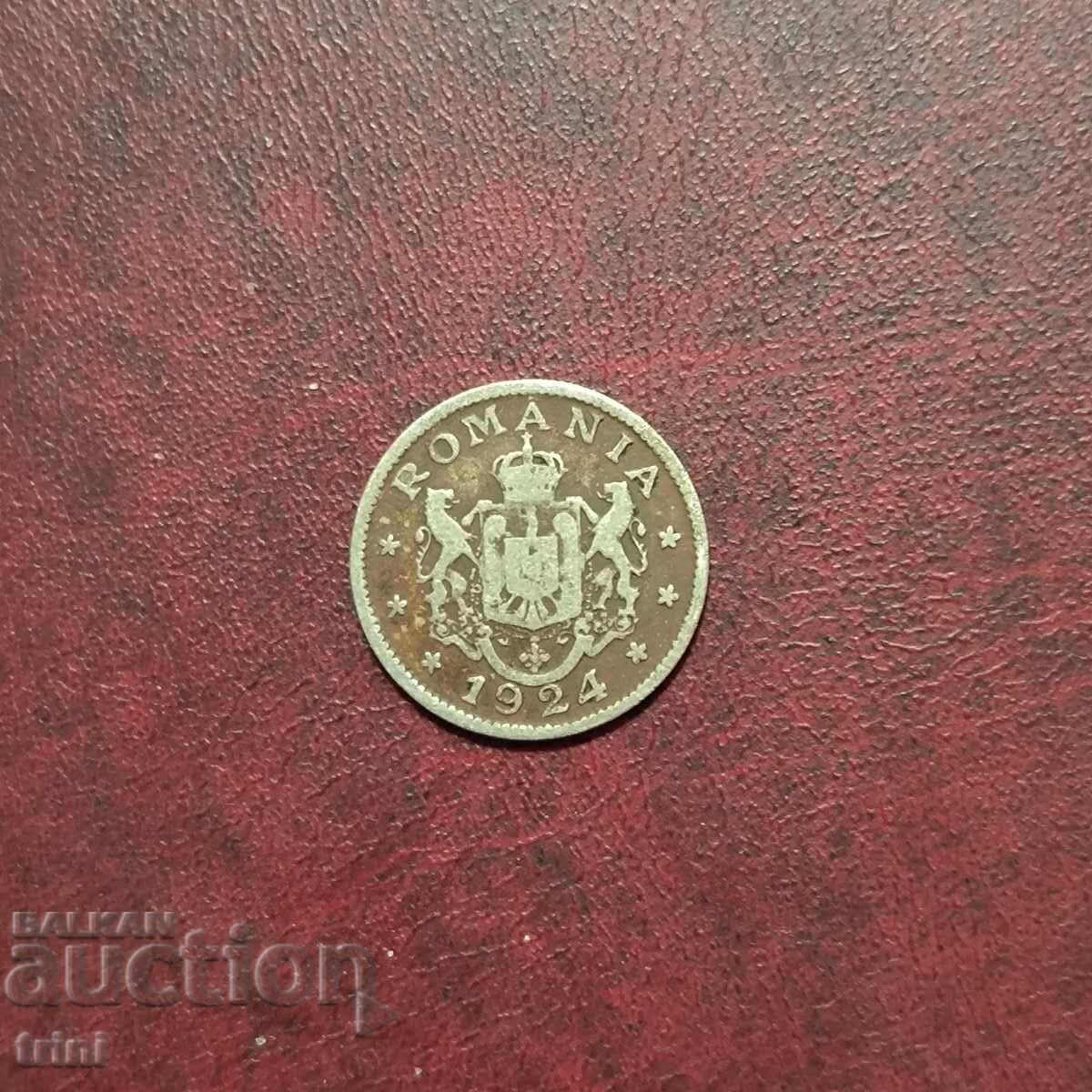 Romania 1 leu 1924 cu preț € 1.02 | 1.99 BGN