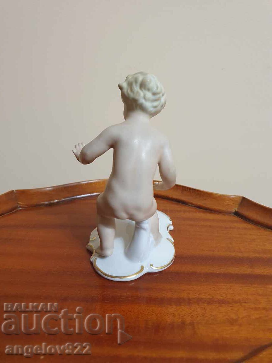 Figura din porțelan german Schau Bach Kunst - 5