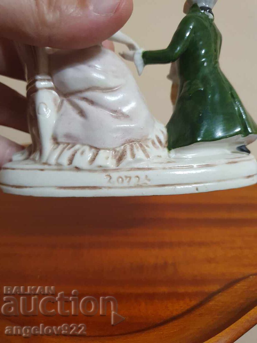 Figurină statuetă veche din porțelan german!!! - 5
