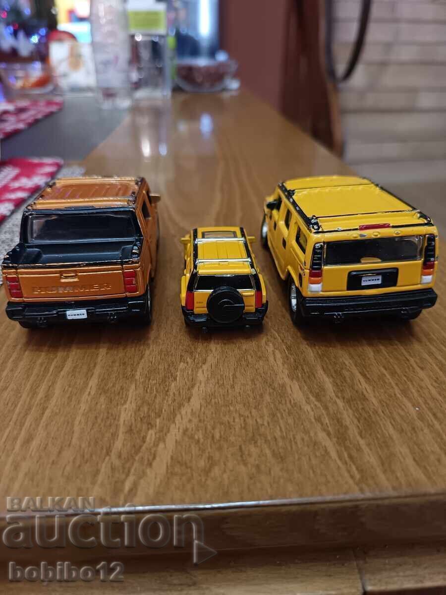 Lot mașinuțe metalice HAMMER/Hummer 1:46 - 5
