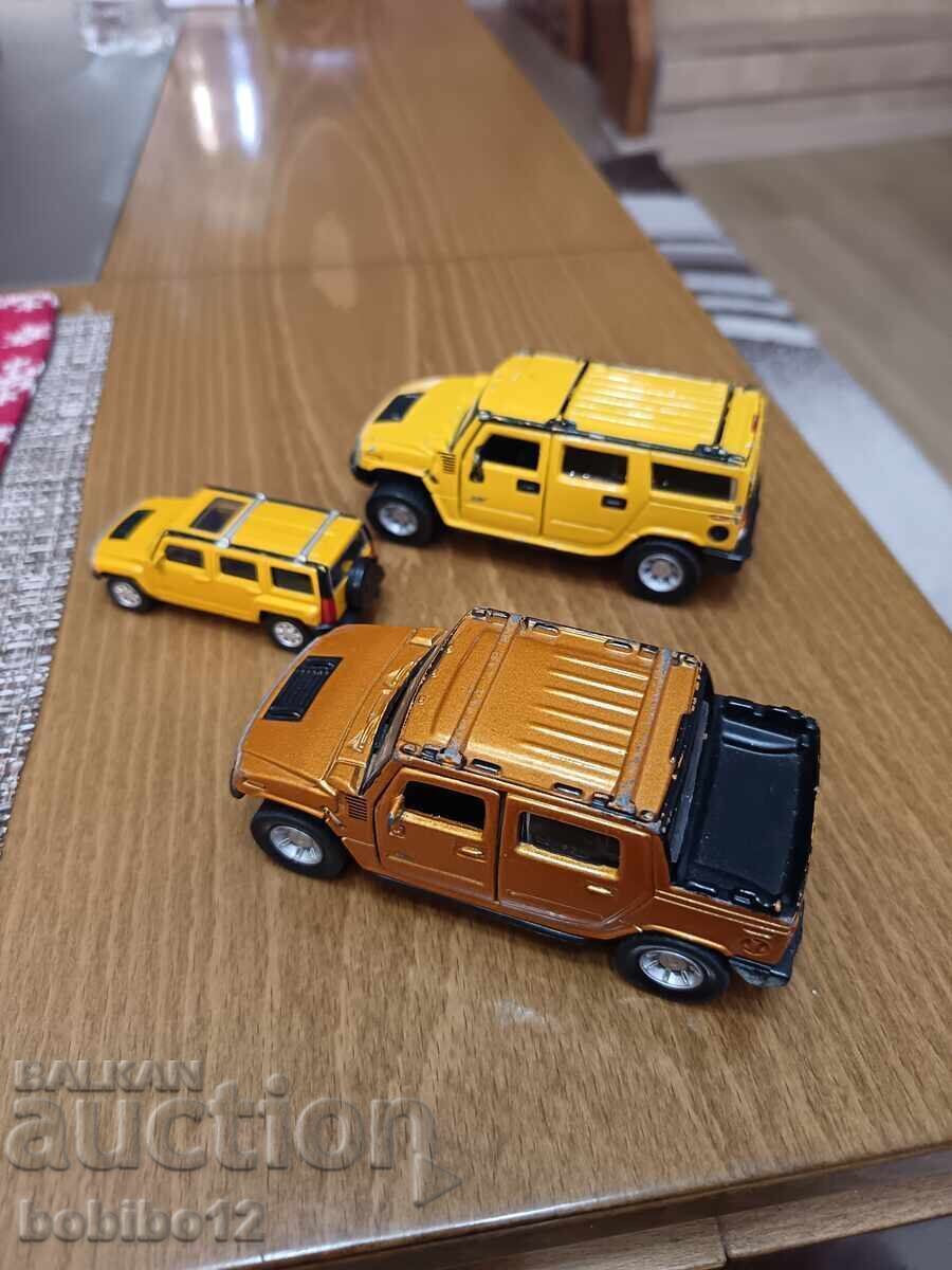 Lot mașinuțe metalice HAMMER/Hummer 1:46 - 6