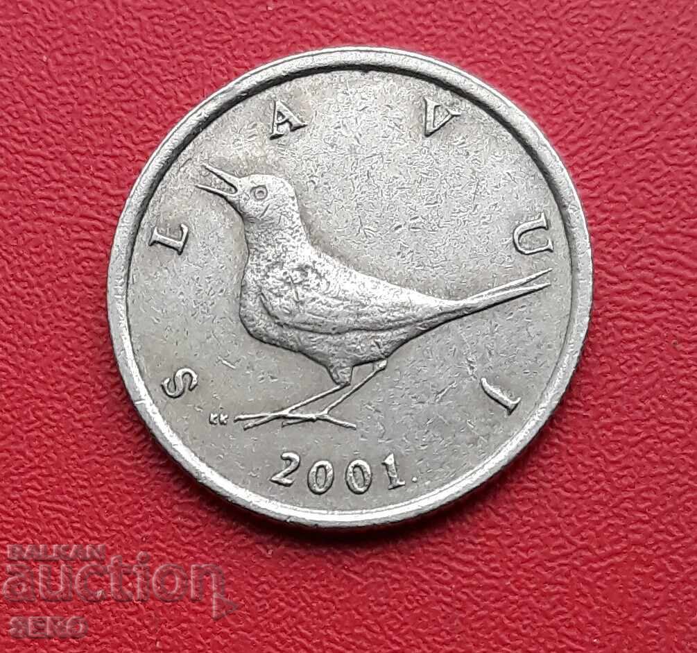 Хърватия-1 куна 2001