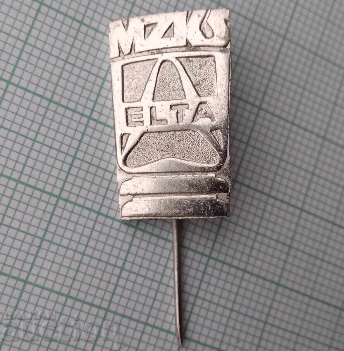 19290 Insigna - MZKS ELTA cu preț € 0.26 | 0.51 BGN