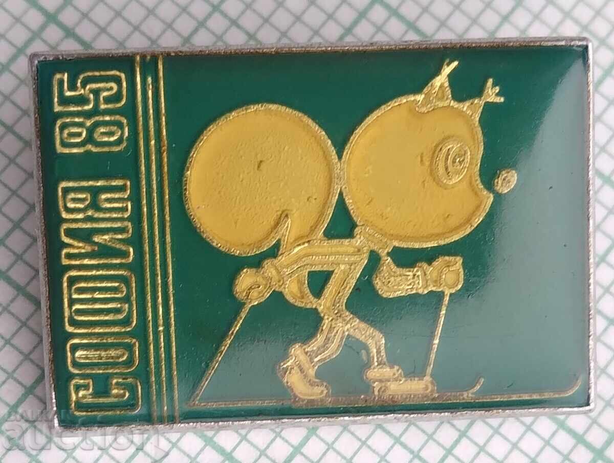 19291 Badges - Ski Race Sofia 1985