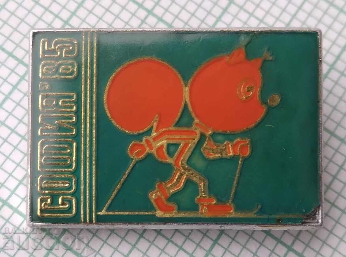 19292 Badges - Ski Race Sofia 1985