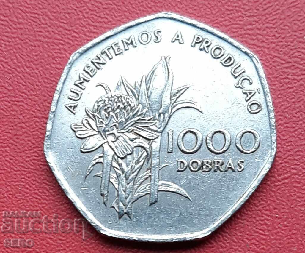Sao Tome and Principe Islands-1000 dobras 1997