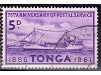 GB/TONGA-1961-75 г.пощенска служба,клеймо