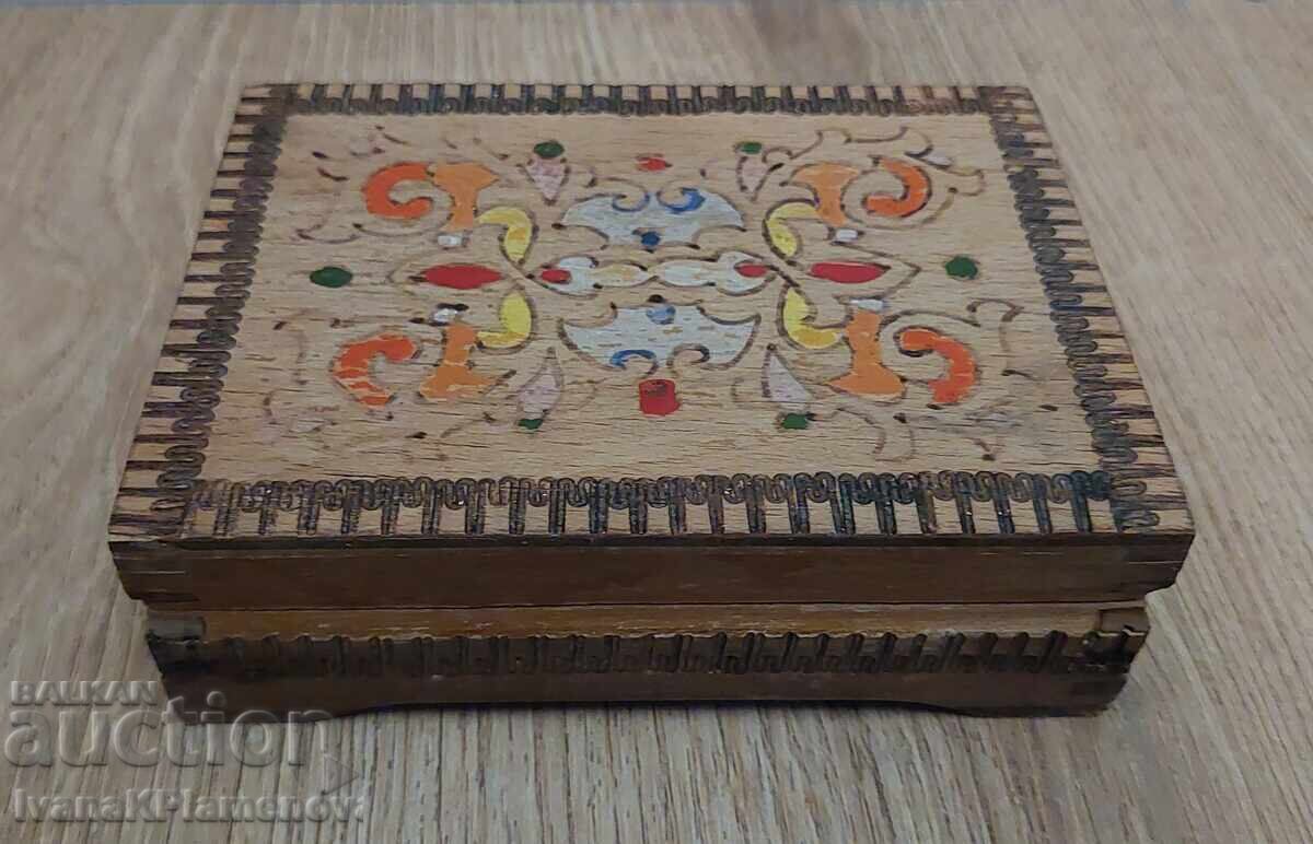 Wooden pyrography box for connoisseurs with price € 7.16 | 14.00 BGN Wooden pyrography box for connoisseurs with price € 7.16 | 14.00 BGN