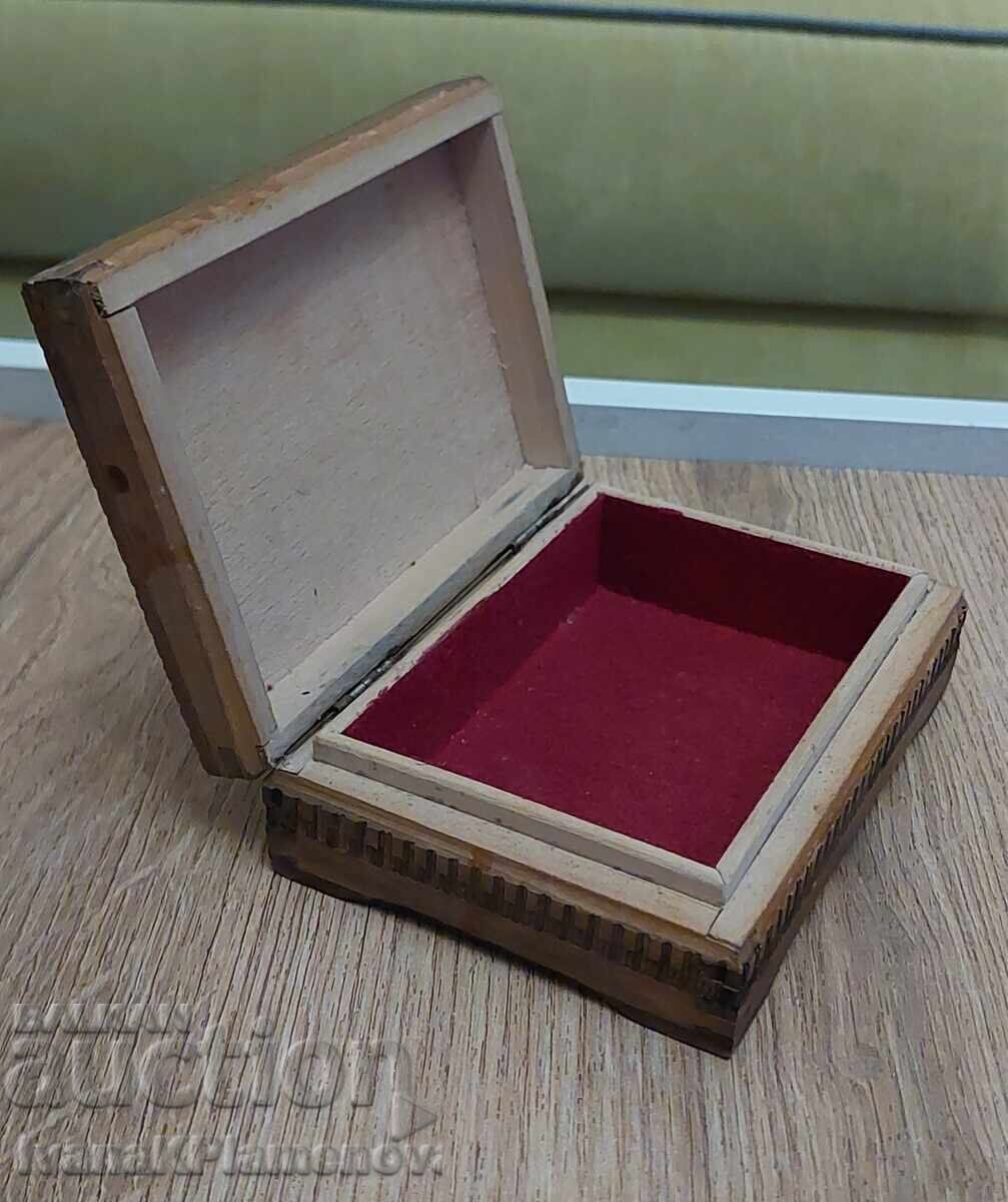 Auction Wooden pyrography box for connoisseurs Auction Wooden pyrography box for connoisseurs