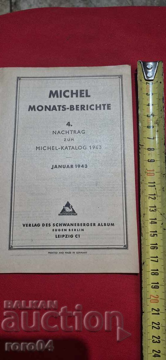 MICHEL - ΚΑΤΑΛΟΓΟΣ - 4 με τιμή € 2.55 | 4.99 BGN