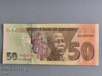 Bancnotă - Zimbabwe - 50 de dolari UNC | 2020
