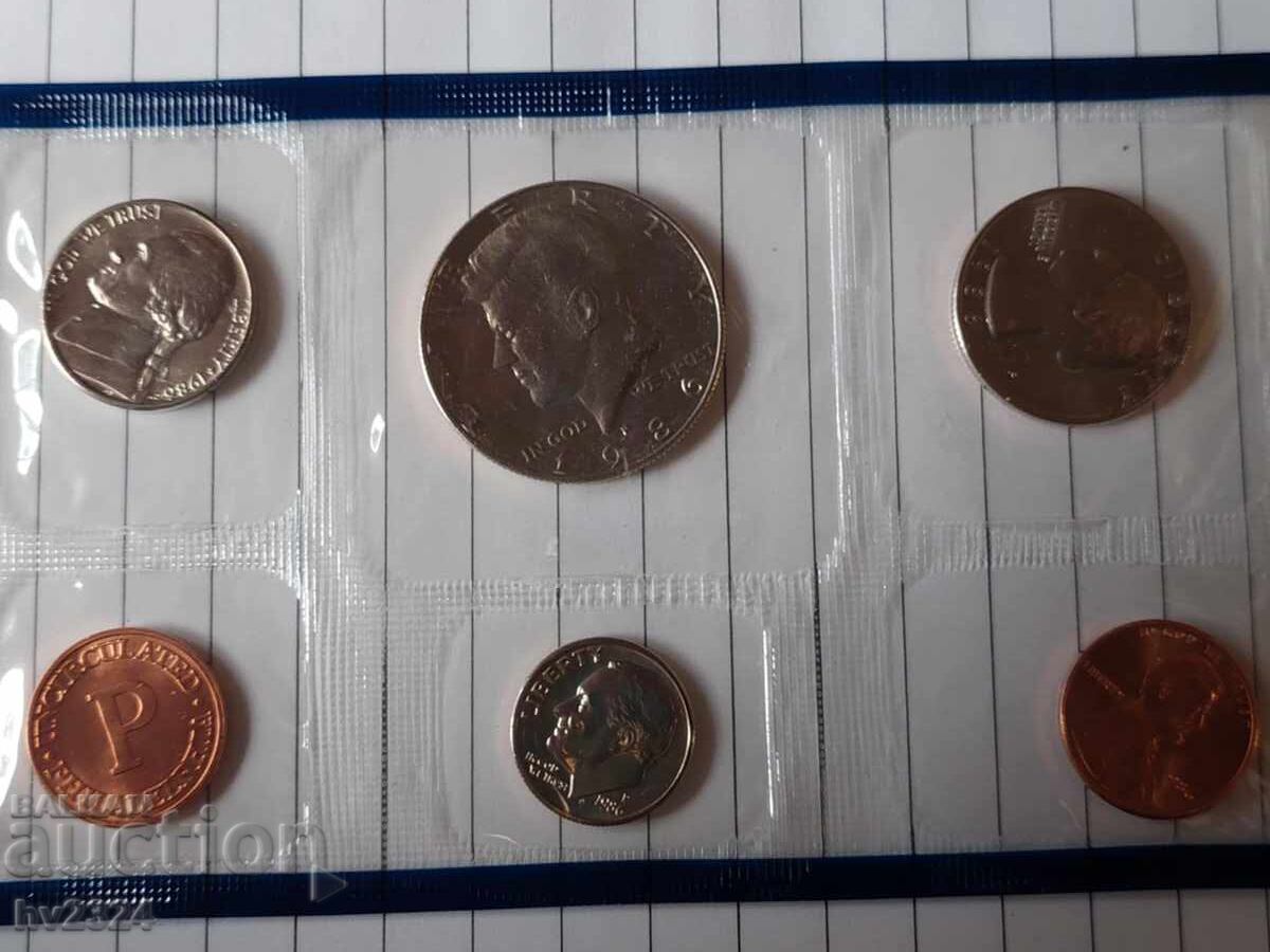 Παράδοση Σετ μη κυκλοφορημένων νομισμάτων ΗΠΑ 1986 Παράδοση Σετ μη κυκλοφορημένων νομισμάτων ΗΠΑ 1986