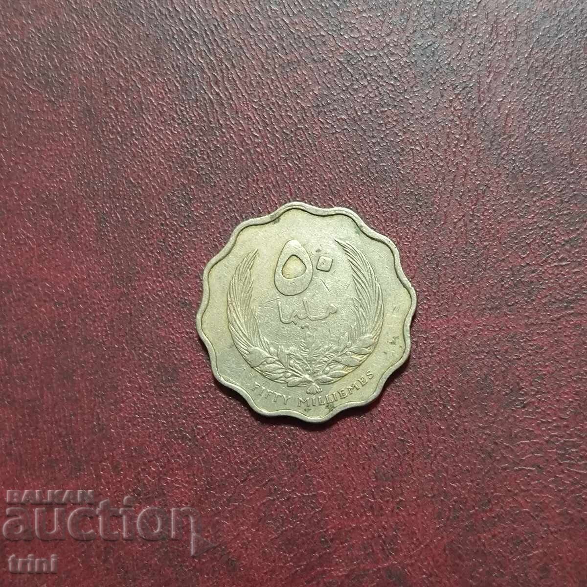 Libia 100 millema 1965