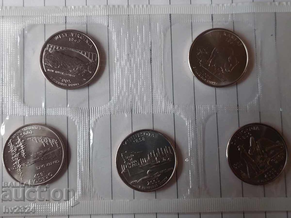 Set de monede necirculate SUA 2005 - 5
