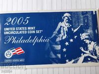 Σετ ακυκλοφόρητων νομισμάτων ΗΠΑ 2005