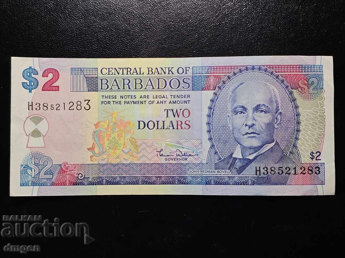 2 долара Барбадос