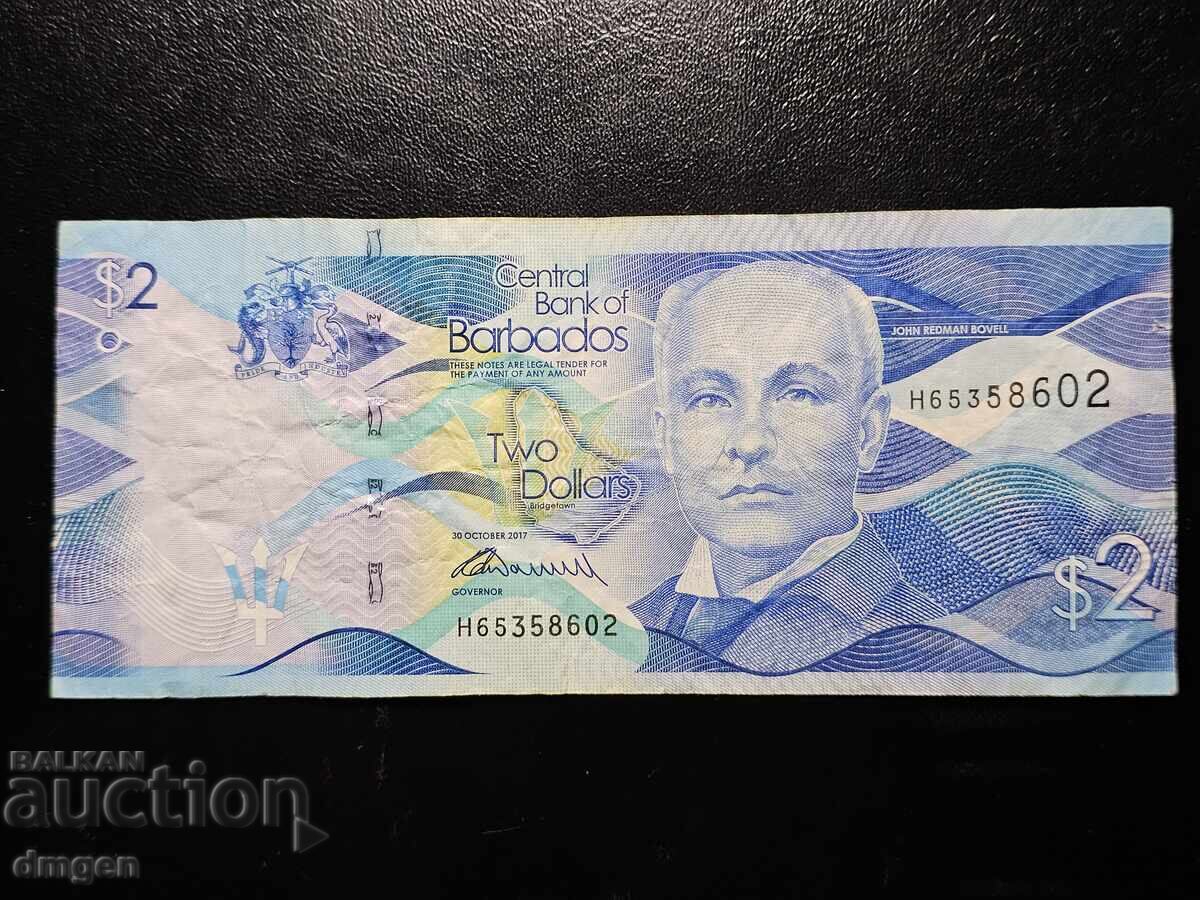 2 долара Барбадос 2017 2 долара Барбадос 2017