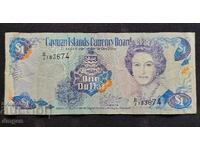 1 dolar Insulele Cayman 1996