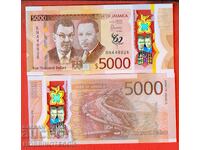 ЯМАЙКА JAMAICA 5000 5 000 $ issue 2022 2023 НОВА UNC ПОЛИМЕР