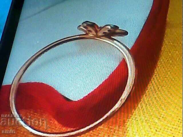 Delivery of 14k gold-plated silver Pandora ring ale s925