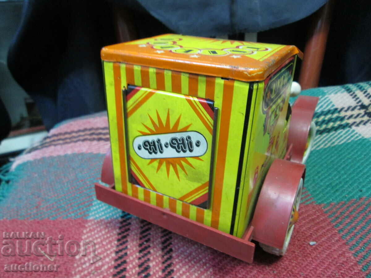 Delivery of RARE SOC. CHILDREN'S METAL TOY - CIRCUS CAR Delivery of RARE SOC. CHILDREN'S METAL TOY - CIRCUS CAR
