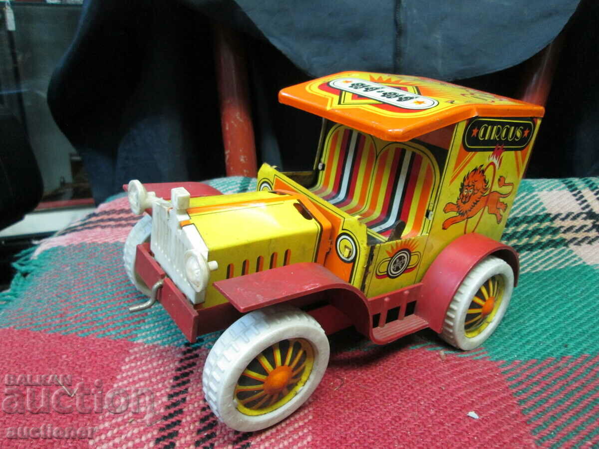 RARE SOC. CHILDREN'S METAL TOY - CIRCUS CAR RARE SOC. CHILDREN'S METAL TOY - CIRCUS CAR