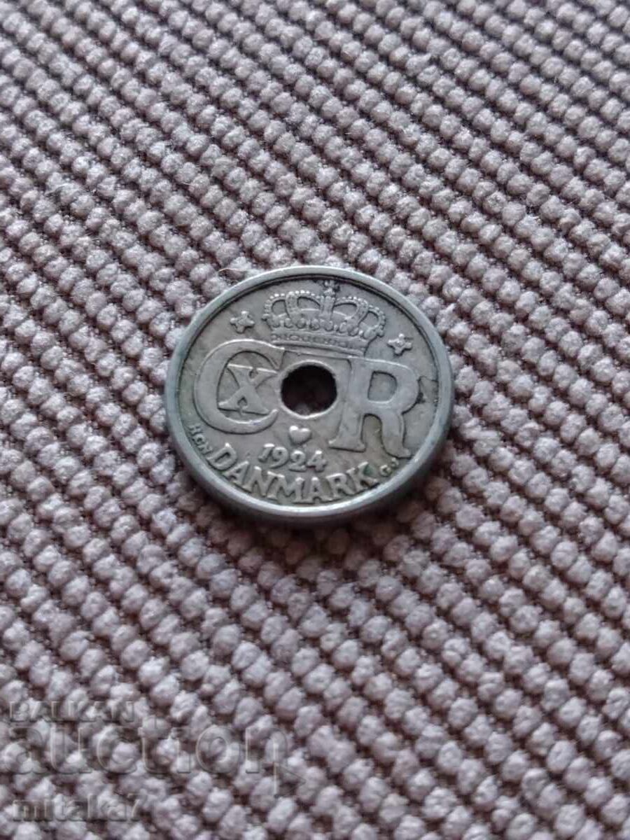10 øre 1924, Danemarca 10 øre 1924, Danemarca