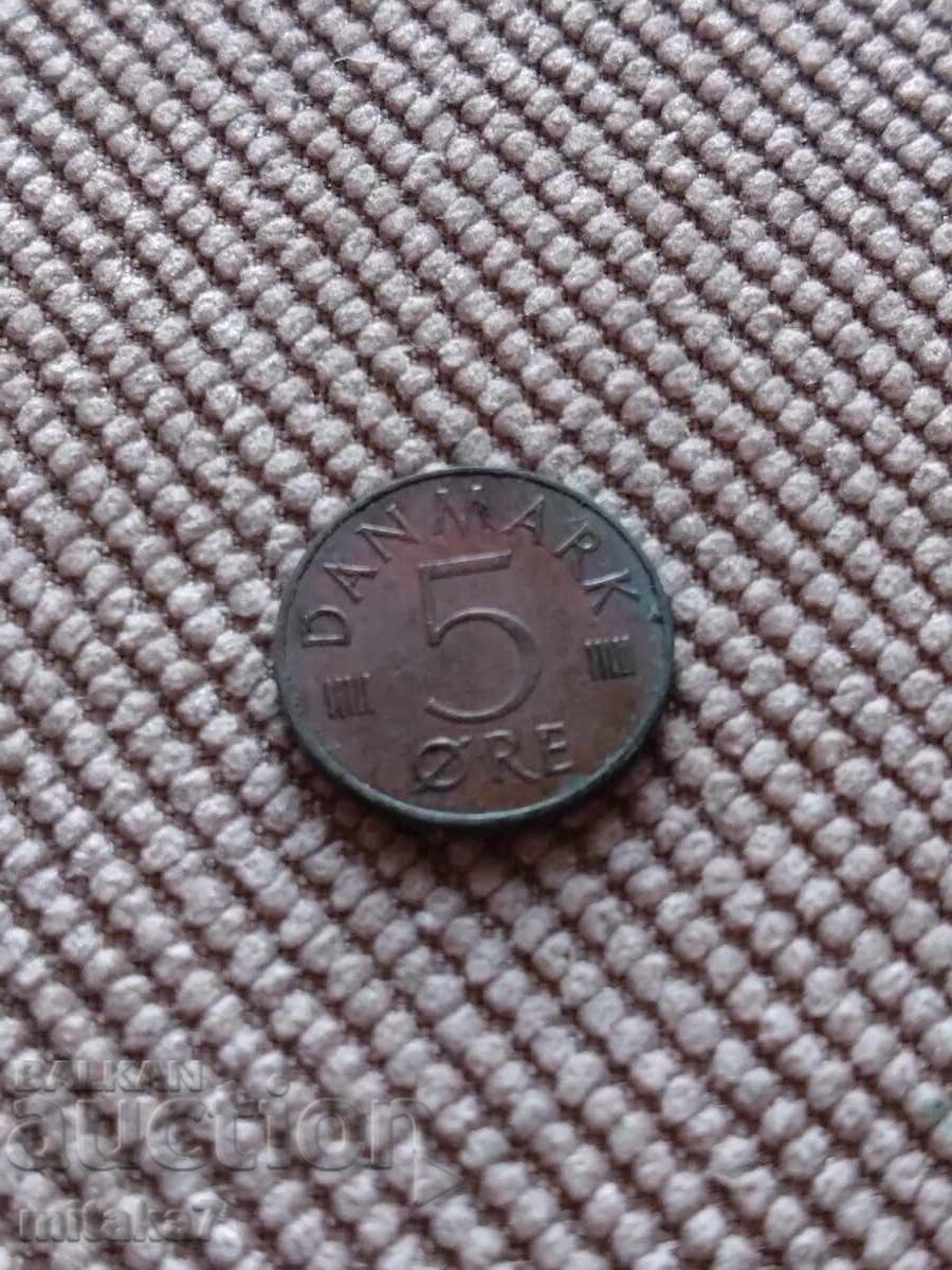 5 øre 1987, Danemarca 5 øre 1987, Danemarca