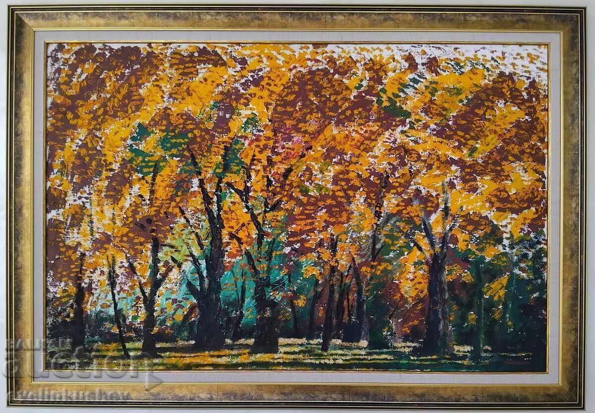 Licitație Tablou mare în ulei 100 x 65 / 116 x 81 de Robert Brunke / II