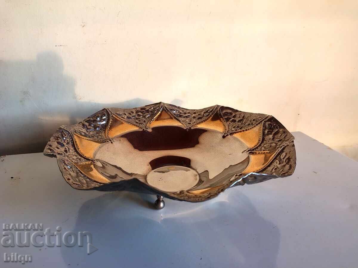 Прекрасна Позлатена Фруктиера 24К Прекрасна Позлатена Фруктиера 24К