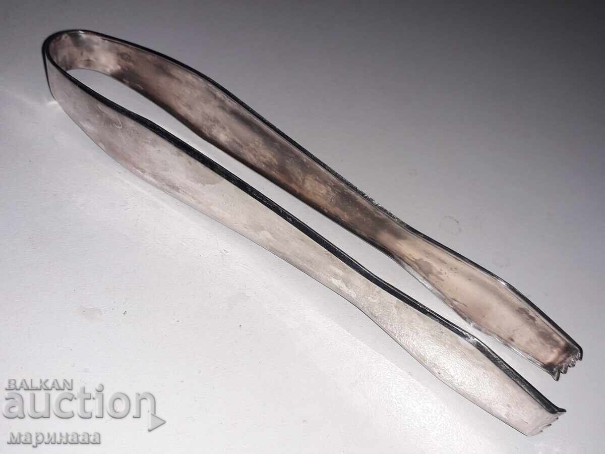 CLEȘTE MARE PENTRU GHEAȚĂ. BRONZ ARGINTAT