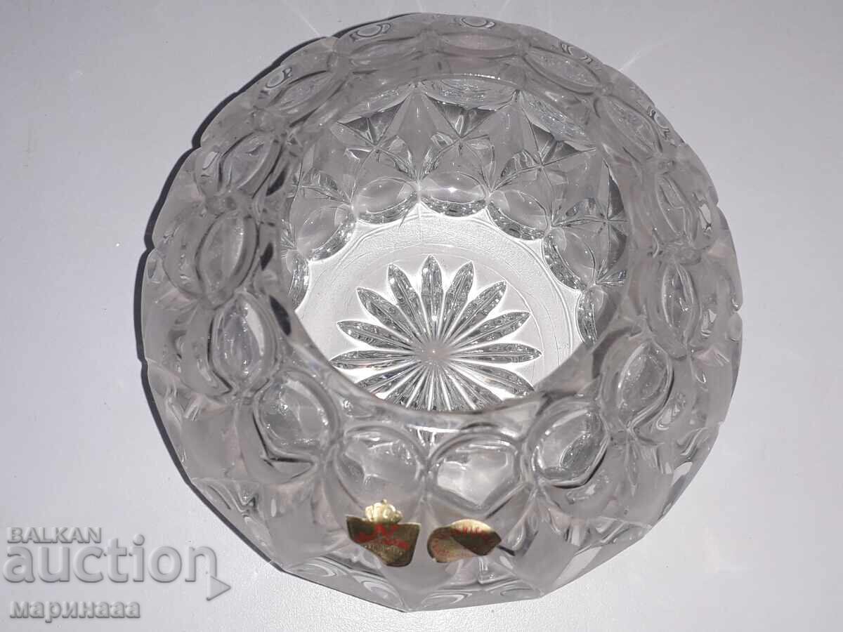 VAZĂ 1,8 KG. CRISTAL. GERMANIA - 5 VAZĂ 1,8 KG. CRISTAL. GERMANIA - 5