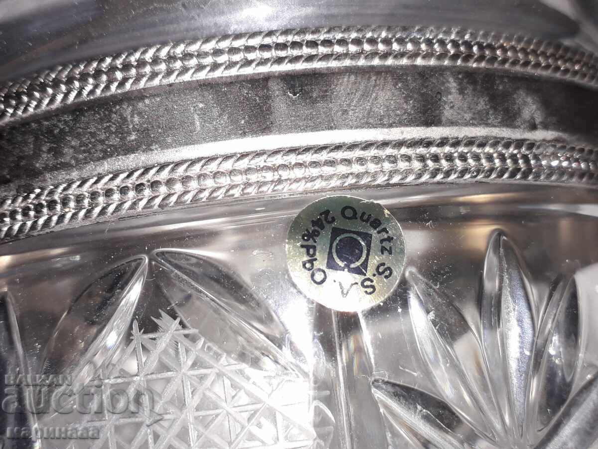 VAZĂ 1,8 KG. CRISTAL. GERMANIA - 6 VAZĂ 1,8 KG. CRISTAL. GERMANIA - 6