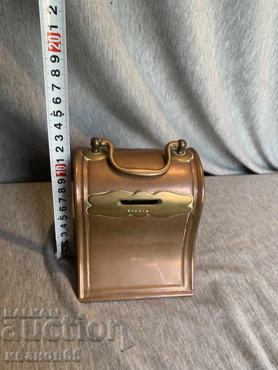 Pușculiță veche de cupru "HAROLD" - 5