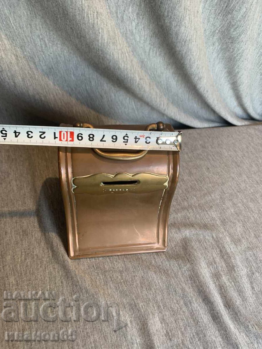 Pușculiță veche de cupru "HAROLD" - 6