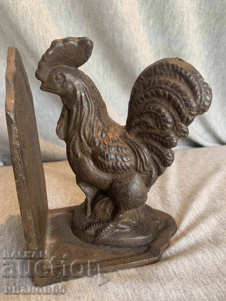 Χυτοσιδηρένιο στοπ βιβλίων κόκορας με τιμή € 25.56 | 49.99 BGN