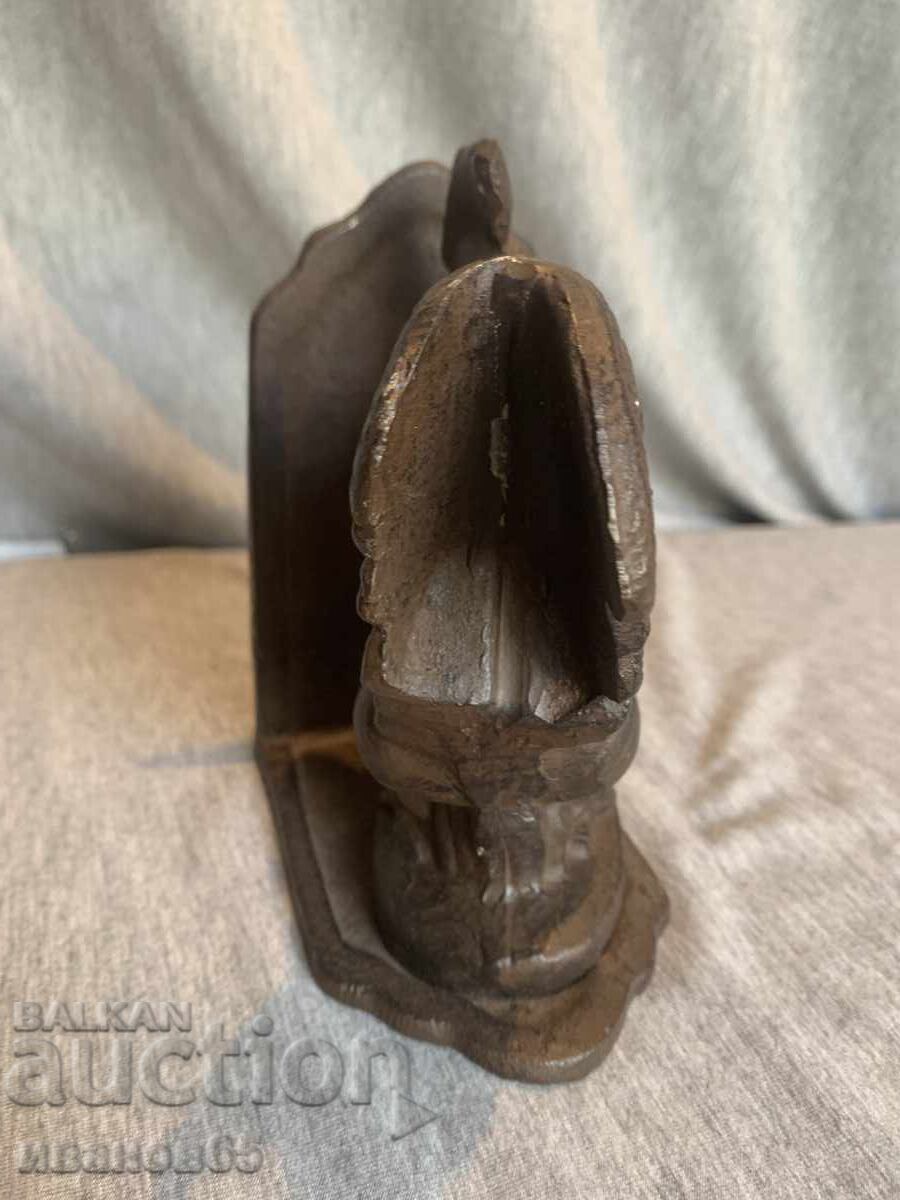 Δημοπρασία Χυτοσιδηρένιο στοπ βιβλίων κόκορας