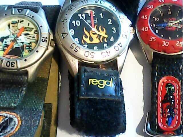 Lot of sports watches, working, no battery