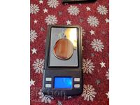 Ασημένιο μενταγιόν με αχάτη