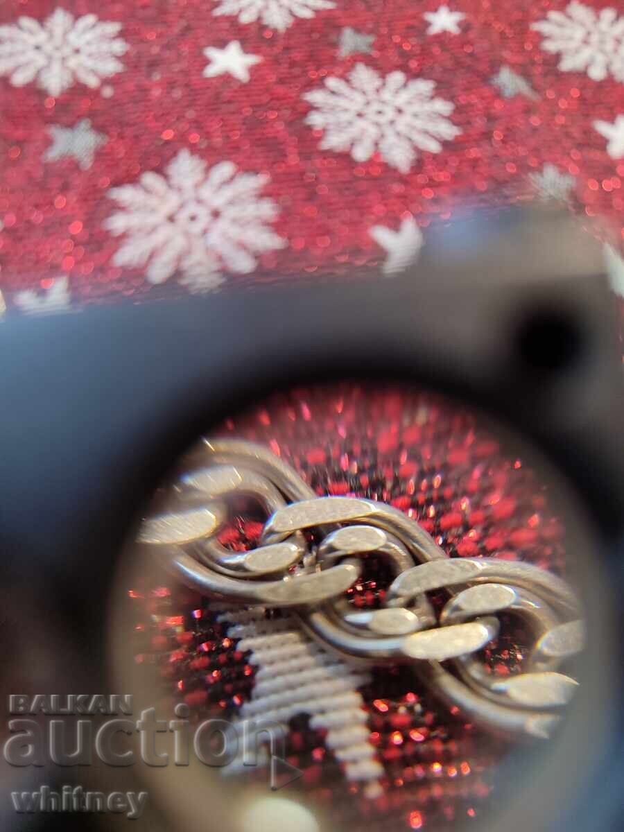 Сребърен ланец с цена € 113.62 | 222.22 лв.