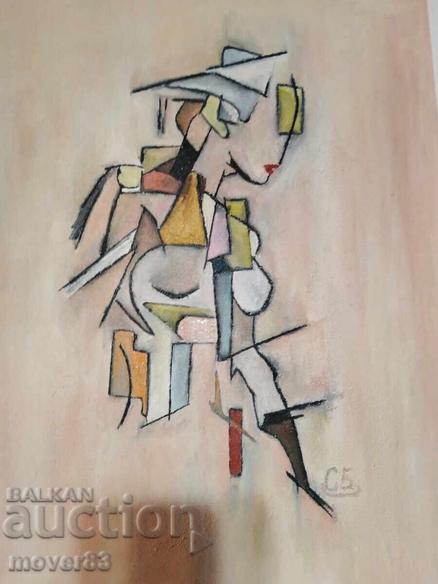 Έργο ζωγραφικής με λάδι. Κυβισμός με τιμή € 24.99 | 48.88 BGN