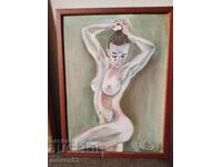 Tablou ulei. Pictură. Corp gol