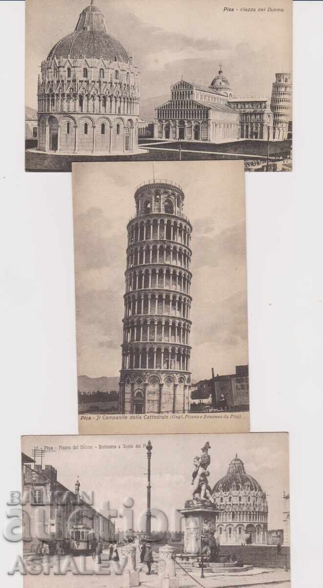 Italy - Pisa 3 car. unused 1930