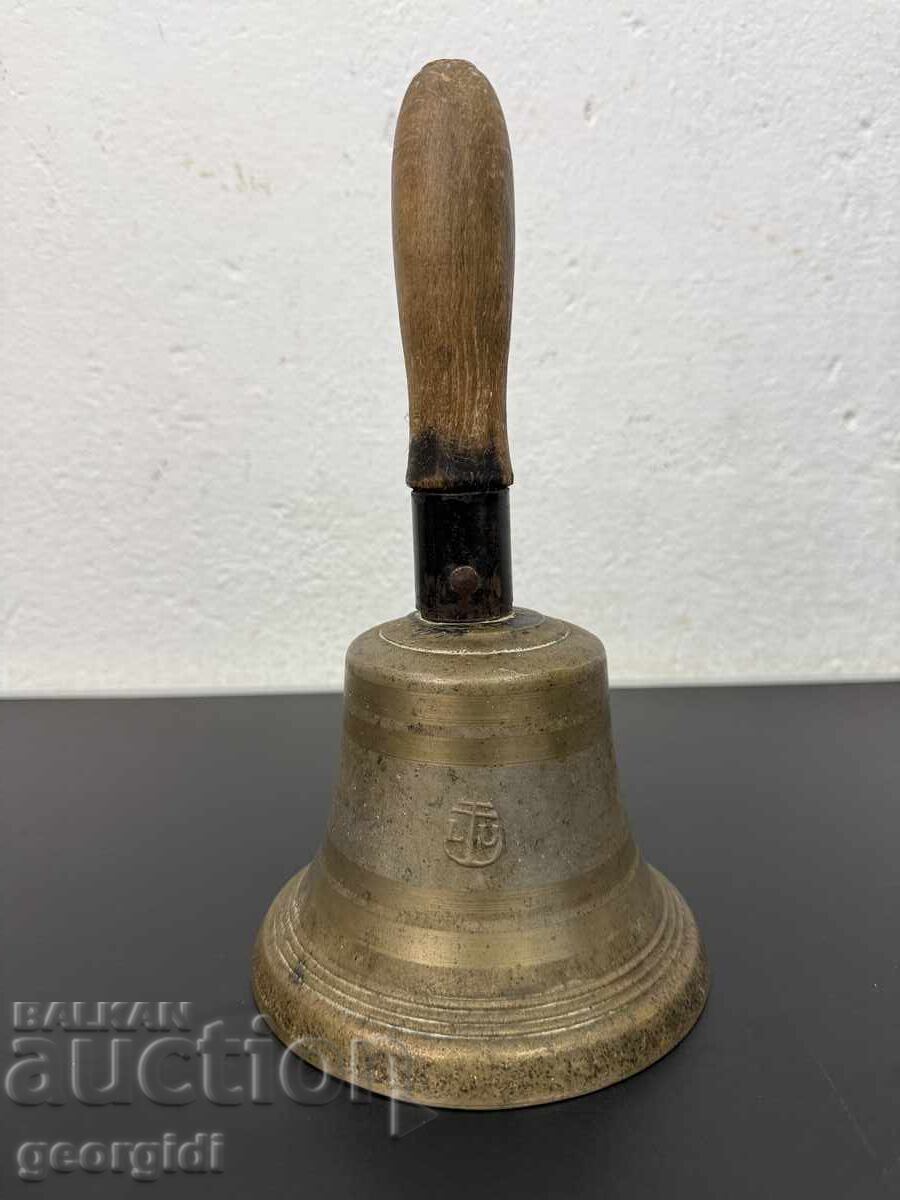 Доставка на Голяма ръчна палубна камбана / звънец. №7789 Доставка на Голяма ръчна палубна камбана / звънец. №7789
