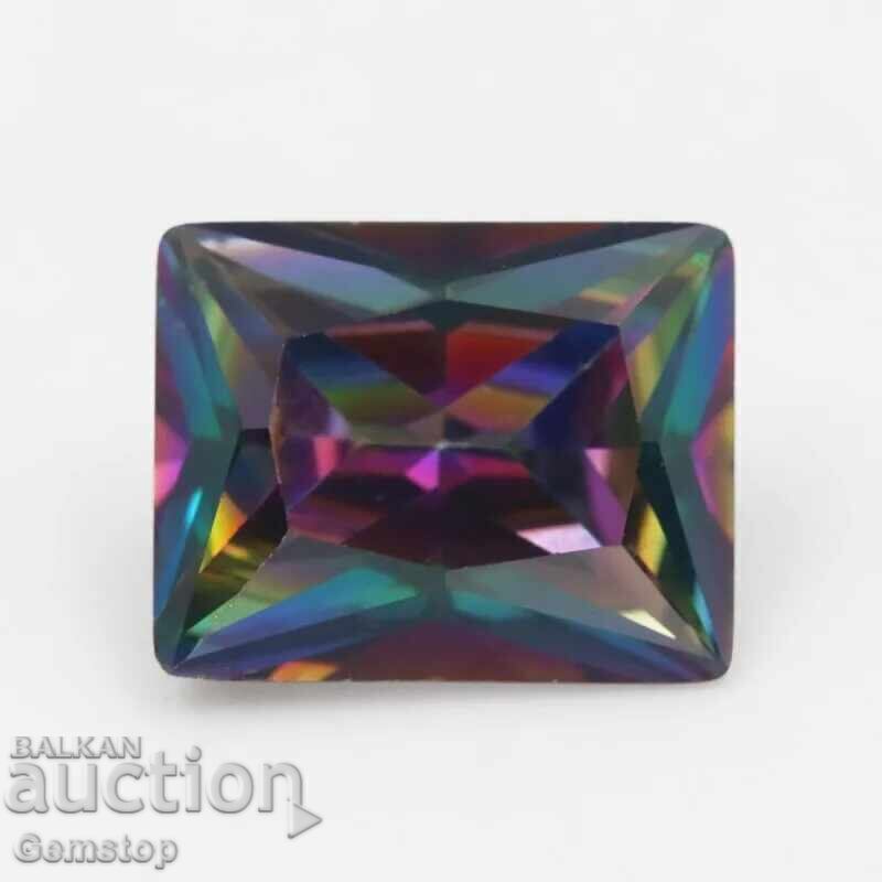 BZC! 4.50 ct Diffusion Sapphire Emerald from 1st!